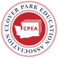 Logo for Clover Park Education Association, Queen Bee sponsor