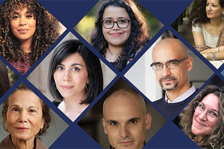 Image collage of hispanic and latinx authors