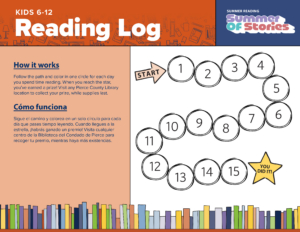 Kids (Ages 6-12) Reading Log